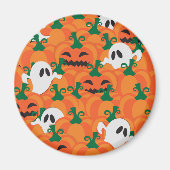 Halloween Ghosts Spuk Pumpkin-Patch Magnet (Vorne)