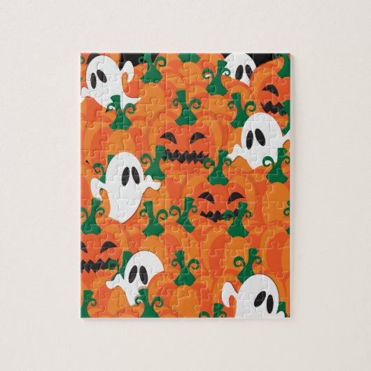 Halloween Ghosts Spuk Pumpkin-Patch Puzzle (Vertikal)