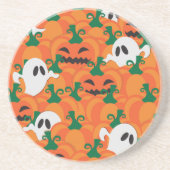 Halloween Ghosts Spuk Pumpkin Sandstein Untersetzer (Vorne)