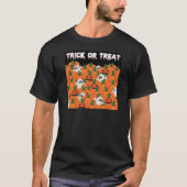 Halloween Ghosts Spuk Pumpkin T-Shirt (Vorderseite)