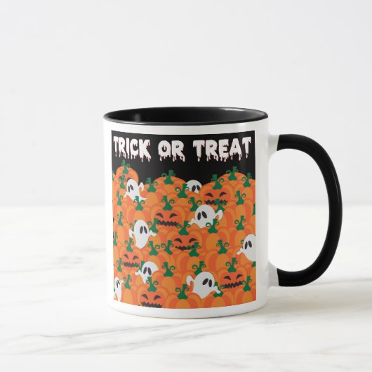 Halloween Ghosts Spuk Pumpkin Tasse (Rechts)