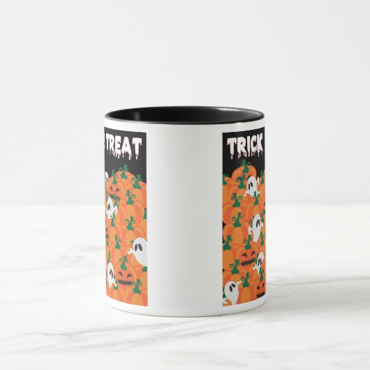 Halloween Ghosts Spuk Pumpkin Tasse (Zentrum)