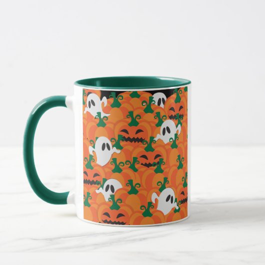 Halloween Ghosts Spuk Pumpkin Tasse (Links)