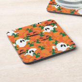 Halloween Ghosts Spuk Pumpkin Untersetzer (Linke Seite)