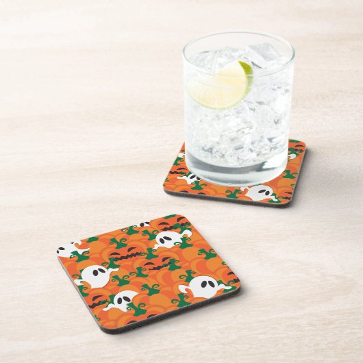 Halloween Ghosts Spuk Pumpkin Untersetzer (Rechte Seite)
