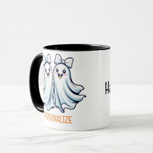 Halloween Ghosts Tasse (Vorderseite Links)