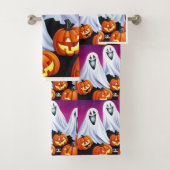 Halloween Ghosts und Pumpkins Badhandtuch Set (Insitu)
