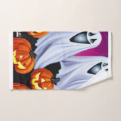 Halloween Ghosts und Pumpkins Badhandtuch Set (Handtuch)