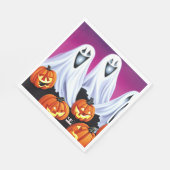 Halloween Ghosts und Pumpkins Serviette (Ecke)