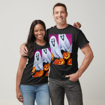 Halloween Ghosts und Pumpkins