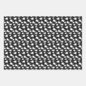 Halloween Ghosts Wrapping Paper Sheets Geschenkpapier Set (Vorderseite 2)