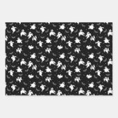 Halloween Ghosts Wrapping Paper Sheets Geschenkpapier Set (Vorderseite 3)