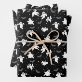 Halloween Ghosts Wrapping Paper Sheets Geschenkpapier Set (Beispiel)