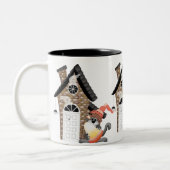 Halloween Ghosts Zweifarbige Tasse (Links)