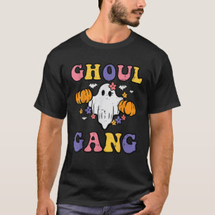 Halloween-Ghoul-Gang-Geist-Kostüm-Crew-Frauen-Mädc T-Shirt