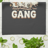 Halloween-Ghoul-Gang Geschirrtuch (Gefaltet)