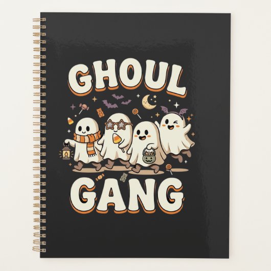 Halloween-Ghoul-Gang Planer (Vorderseite)