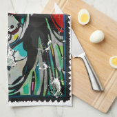 Halloween Ghoul Geschirrtuch (Viertel Falte)