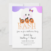 Halloween Ghoul Ghost Party Boo Bash Einladung (Vorderseite)