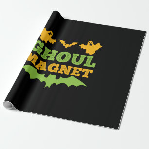 Halloween Ghoul Magnet Geburtstag Geschenkpapier