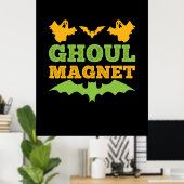 Halloween Ghoul Magnet Geburtstag Poster (Heimbüro)