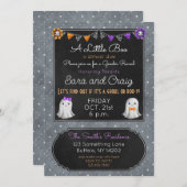 Halloween Ghoul oder Boo-y Baby Einladung (Vorne/Hinten)