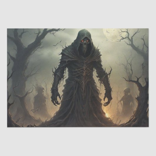 Halloween Ghoul Seidenpapier (Vorderseite)