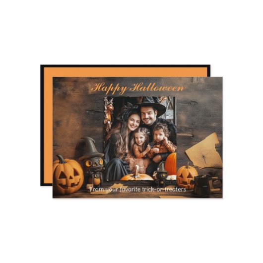 Halloween Ghoul-tastische Grüße Karte (Vorderseite/Rückseite Beispiel)