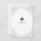 Halloween Ghoulish Ansammlung Einladung (Rückseite)