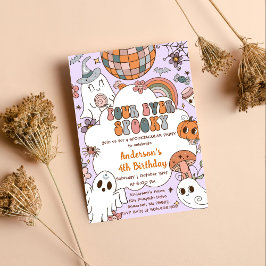 Halloween Ghouls 4. Geburtstags-Party Einladung