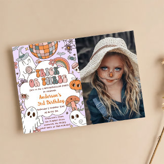 Halloween Ghouls Drei Geburtstagsparty Einladung