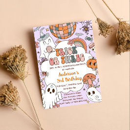 Halloween Ghouls Drei Geburtstagsparty Einladung