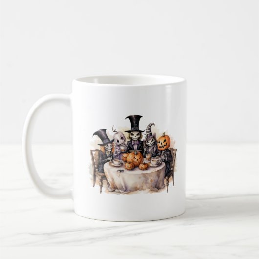Halloween Ghouls Kaffeetasse (Links)