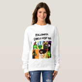 HALLOWEEN GHOULS NACHT AUS SWEATSHIRT (Vorne ganz)