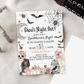 Halloween Ghouls Night Out Party Ladys Night Einladung