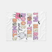 Halloween Gi Nurse Boos and Bowels Colonoscopy End Fleecedecke (Vorderseite (Horizontal))