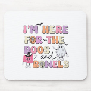 Halloween Gi Nurse Boos and Bowels Colonoscopy End Mousepad