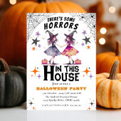 Halloween gibt es ein paar Horror in diesem Haus Einladung