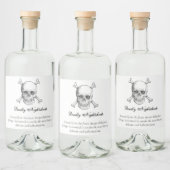 Halloween-Gift Alkoholflaschenetikett (Flaschen)