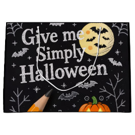 Halloween Gift Bag Große Geschenktüte