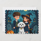 Halloween gift card einladung (Vorderseite)