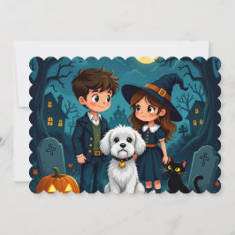 Halloween gift card einladung