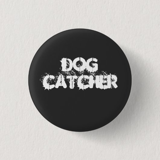 Halloween Gift Dog CatcHER Button (Vorderseite)