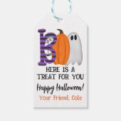Halloween Gift Favor Tag Geschenkanhänger (Vorderseite)