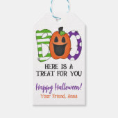 Halloween Gift Favor Tag Geschenkanhänger (Vorderseite)