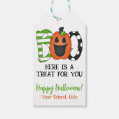Halloween Gift Favor Tag Geschenkanhänger (Vorderseite)