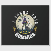 Halloween Gift | I Found This Humerus Birthday Geschenkpapier (Flach)