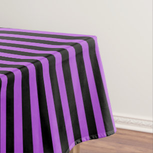Halloween Gift Purple und Schwarz  Tischdecke