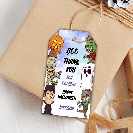 Halloween-Gift-Tags Geschenkanhänger