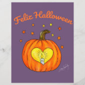 Halloween Gifting Party Class Cards Set 1 SPANISCH (Rückseite)
